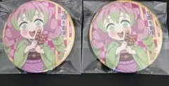 鬼滅の刃　おこしバス　缶バッジ　甘露寺蜜璃