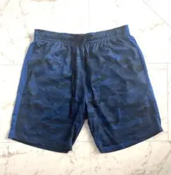 GU SPORTS 子供服　キッズ　パンツ　M  150cmブルー　迷彩柄