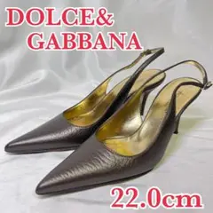使用感あり DOLCEu0026GABBANA パンプス ポインテッドトゥ ピンヒール