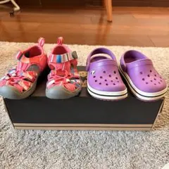 【夏のサンダルセット】KEEN キーン　CROCS クロックス 10〜11センチ
