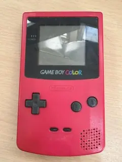 任天堂 ゲームボーイカラー 本体 濃いピンク　ジャンク