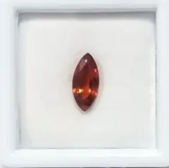 1.36ct アフリカ産 天然スペサルタイトガーネット マーキスカット 非加熱