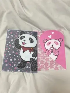 さくらパンダ クリアファイル2枚セット