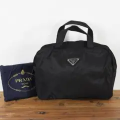 PRADA プラダ ロゴ プレート テスートナイロン ミニ コンパクト ハンド
