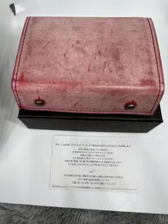 [新品未使用]エムピウm+ ミッレフォッリエⅡ P25 ゴーストレザー　マルポロ