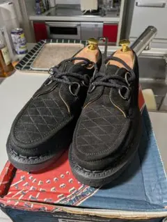 【新品】ジョージコックス　BINGLEY　黒スウェード　UK6