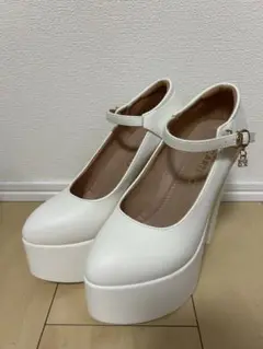 おさかなさん。専用 ウェディング　ハイヒール　15cm ホワイト