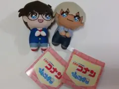 名探偵コナン ぴょこともマスコット コナン＆安室 2種 約10cm