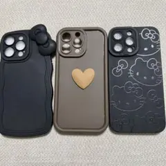 iPhone14pro maxケース 3点セット　ハローキティ