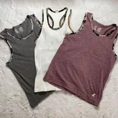 【2】衣櫻 ☆ タンクトップ 3枚セット M相当 秋祭り 和柄 美品