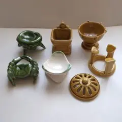 新品未使用 川崎和楽造 七種蓋置 三閑人 蟹 竹 香炉 共箱 共布 茶道具 通販販売【茶道具】 蓋置 赤楽 一閑人 *川嵜*川崎和楽* 七種蓋置