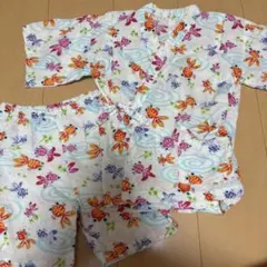 金魚柄 甚平セット キッズ用