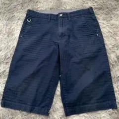 美品✨【TKMIXPICE】ネイビー ショートパンツ (M) 綿混 ハーフパンツ