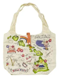 新品 ハワイ限定 HELLO KITTY ハローキティ エコバッグ 折りたたみ
