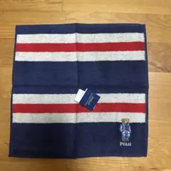 POLO ストライプ ハンカチ