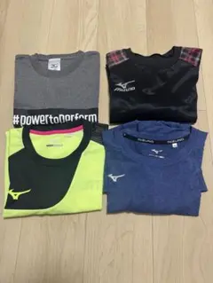 Mizuno Tシャツ&ロンTセットS、Mサイズ