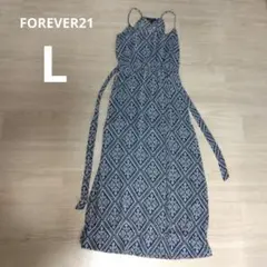 FOREVER 21　キャミ　ロングワンピース　サイドスリット　高身長さん向け