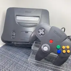 【フルメンテナンス】ニンテンドー64 本体 コントローラー セット グレー a