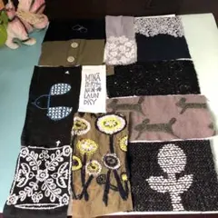 拘り刺繍柄ハギレ/ミナペルホネン