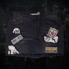 y2k grungeショートパンツ
