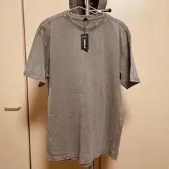 【新品】Tシャツ チャコールブラウン L