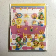 おさるのもんきち レターセット サンリオ 平成レトロ PIX PRESS