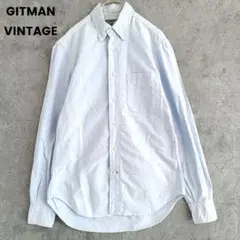 USA製　GITMAN BROS　オックスフォード　長袖ボタンダウンシャツ　S