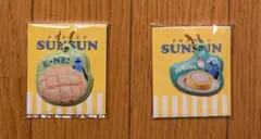 パペットスンスン　ローソン　オリジナルチャーム　ロールケーキ　メロンパン