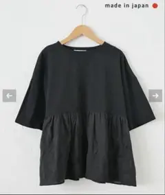 今期新品⭐︎ NARU｜切替ランダムドットギャザープルオーバー　hughug