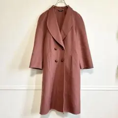 ★Loro Piana★極美品★最高級カシミヤ100ダブルフェイス★ロングコート Loro Piana ロロピアーナ カシミア ロングコート Pコート
