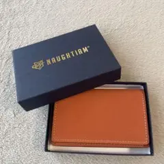 ☆NAUGHTIAM ノーティアム 名刺入れ ギンスリレザー☆