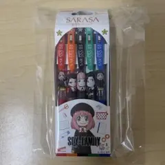 SPY×FAMILY SARASA サラサクリップ 5色セット ボールペン