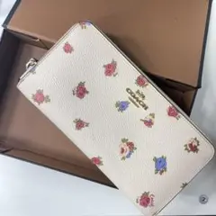 coach 長財布 薔薇 レア 即発送