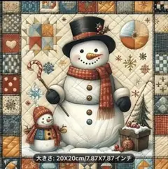 ダイヤモンドアートキット　スノーマン