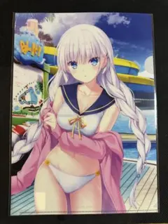 鳴瀬しろは　クリアファイル　2025ver.　ビジュアルアーツ夏フェス２０２５