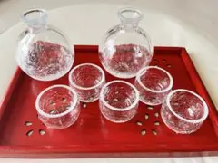 廣田硝子　くらふと 玻璃　酒器セット　徳利　ぐい呑み