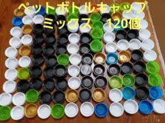ペットボトルキャップ ミックス 120個