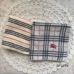 【used品】BURBERRY ハンカチタオルセット②