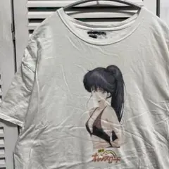 アニメ Tシャツ 古着 白 きまぐれオレンジロード 鮎川まどか 漫画 キャラ