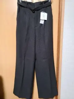 GLOBAL WORK ブラック ワイドパンツ