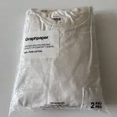Graphpaper グラフペーパー　パックTシャツ　3 ホワイト2枚セット