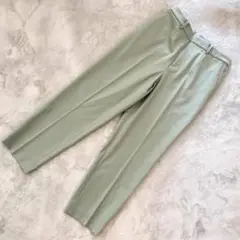 ユニクロ スマートアンクルパンツ 2wayストレッチ テーパード グリーン L