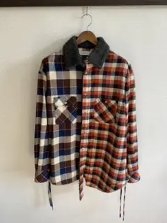 FACETASM MIX WIDE SHIRT ミックスワイドシャツ