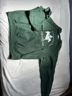 SUPER ダークグリーン スウェット Lサイズ
