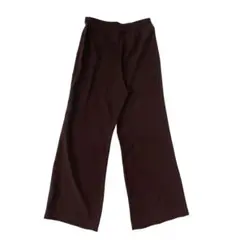 バレンシアガ スラックス ボルドー ポリエステル ブーツイン サイズ38