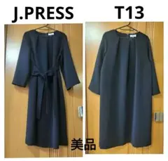 オンワード樫山　J.PRESS　ワンピース　卒業式　入学式　ウエストリボン