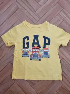 GAP トラックプリント Tシャツ 100cm