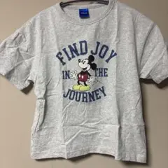 Disney ミッキーマウス Tシャツ グレー　130