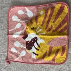 ループ付タオル ライオンデザイン