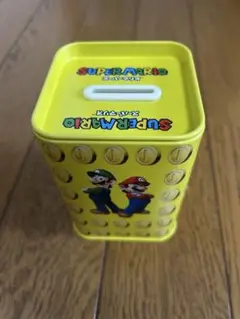 スーパーマリオ 缶型貯金箱